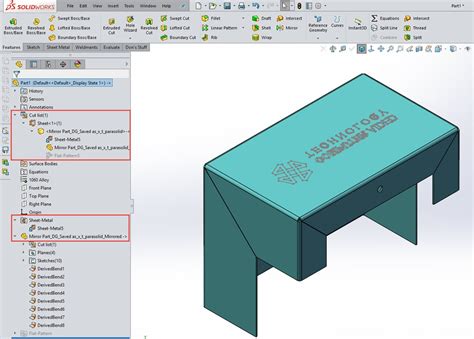 solidworks bom list length of sheet metal part|solidworks sheet metal properties list.